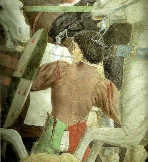 Piero della Francesca the legend of the true cross, detail oil painting picture